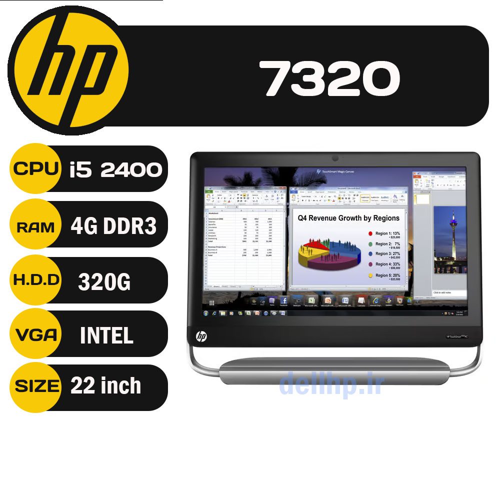 7320 آل این وان HP Elite 7320 All-in-One استوک - تصویر 1