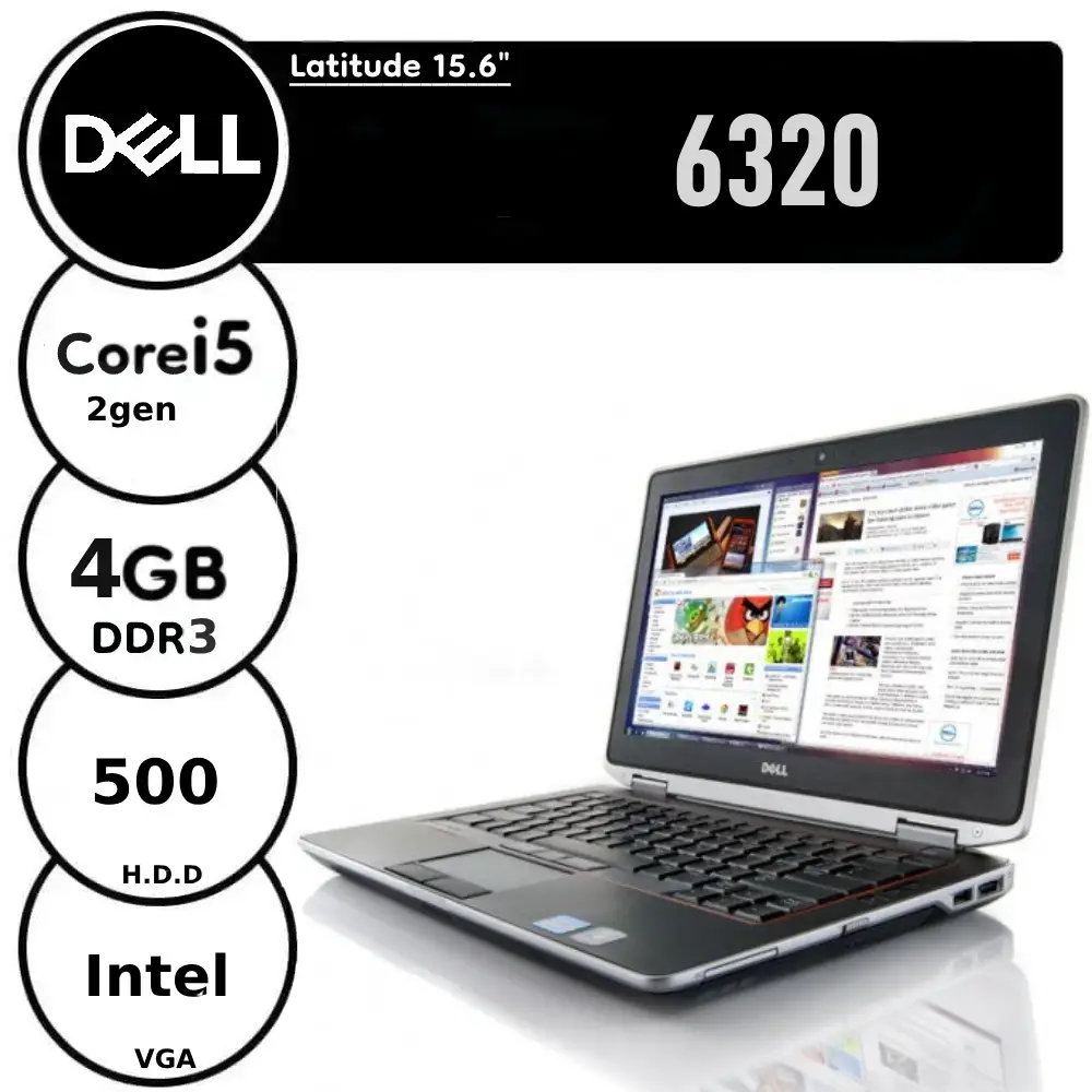 6320 dell لپ تاپ مدل DELL LATITUDE 6320 استوک - تصویر 1