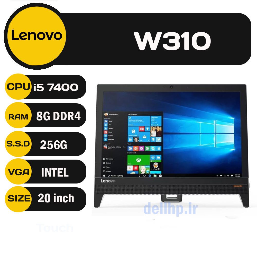 LENOVO-W310 آل این وان Lenovo Thinkcentre W310 (20") استوک - تصویر 1