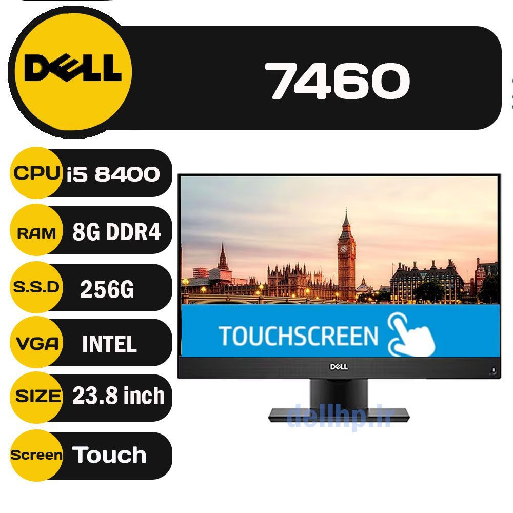 7460-dell آل این وان مدل DELL Optiplex 7460 (24") استوک - تصویر 1