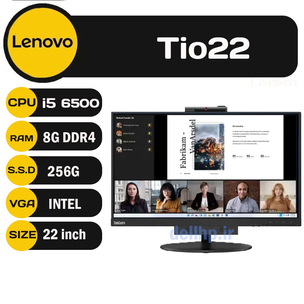 tio22-6500 آل این وان lenovo tio22 استوک (i5-6500) - تصویر 1